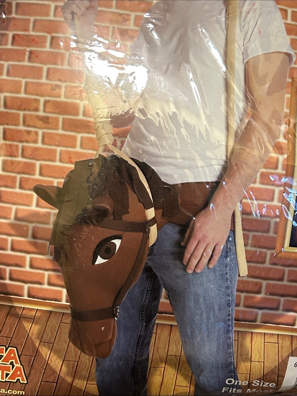 Novelty adult humor costume titled "Hung Like a Horse" by Rasta Imposta - Picture 3 of 6